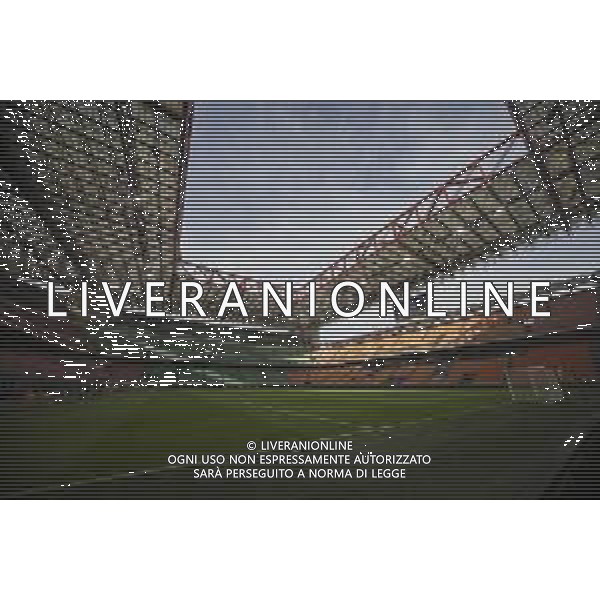 Veduta interno Stadio - Giuseppe Meazza - San Siro stadium before Inter FC vs Hellas Verona FC, 35° Serie A Enilive 2024-25 game at Giuseppe Meazza - San Siro stadium in Milano (MI), Italy, on April 06, 2025. (Photo by Davide Casentini)- AGENZIA ALDO LIVERANI SAS