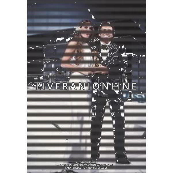 DIAP-RETROSPETTIVA ROMINA POWER E ALBANO CARRISI CANTANTI NELLA FOTO ROMINA POWER CON ALBANO CARRISI AL FESTIVAL DI SANREMO NELL\'ANNO 1984 FOTO ENRICO LIVERANI-AG ALDO LIVERANI SAS 