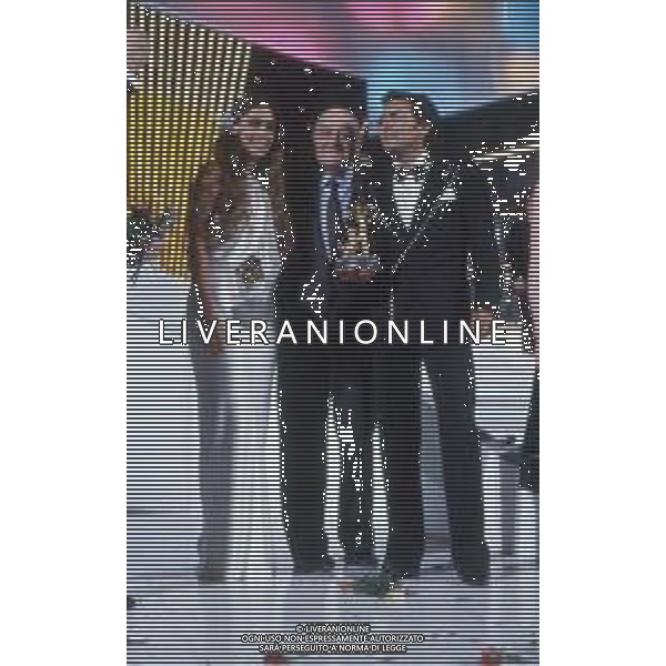 DIAP-RETROSPETTIVA ROMINA POWER E ALBANO CARRISI CANTANTI NELLA FOTO ROMINA POWER CON ALBANO CARRISI AL FESTIVAL DI SANREMO NELL\'ANNO 1984 FOTO ENRICO LIVERANI-AG ALDO LIVERANI SAS 