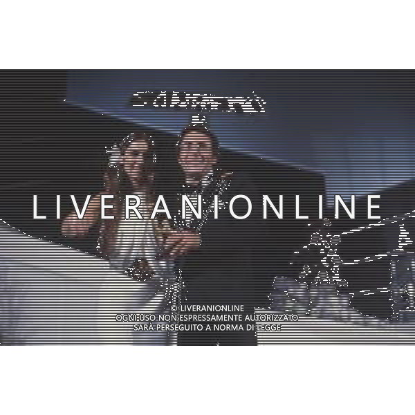 DIAP-RETROSPETTIVA ROMINA POWER E ALBANO CARRISI CANTANTI NELLA FOTO ROMINA POWER CON ALBANO CARRISI AL FESTIVAL DI SANREMO NELL\'ANNO 1984 FOTO ENRICO LIVERANI-AG ALDO LIVERANI SAS 
