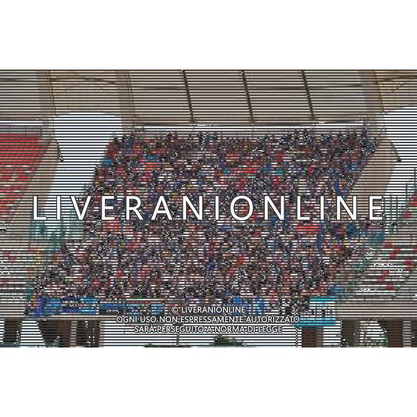 TVEM May 04, 2025 Bari, Italy - SSC Bari vs Pisa Sporting Club - Italian soccer serie B 2024/25 - San Nicola Stadium. In the pic: Supporters of Pisa - tifosi ©TVEM Emmanuele Mastrodonato - AGENZIA ALDO LIVERANI SAS