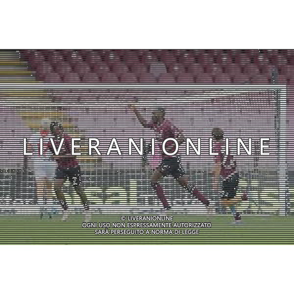 04 05 2025 - Salerno. Stadio Arechi. Campionato Serie B. Salernitana-Mantova Nella foto esultanza di Nwankwo Simy dopo il gol del 2-0 Foto Giuseppe Cuozzo/Agenzia Liverani- AGENZIA ALDO LIVERANI SAS