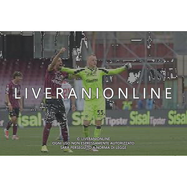 04 05 2025 - Salerno. Stadio Arechi. Campionato Serie B. Salernitana-Mantova Nella foto esultanza Gian Marco Ferrari e Oliver Christensen Foto Giuseppe Cuozzo/Agenzia Liverani- AGENZIA ALDO LIVERANI SAS