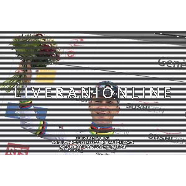 04-05-2025 Tour De Romandie; Tappa 05 Geneve; 2025, Bahrain - Victorious; Evenepoel, Remco; Geneve; ©SIROTTI - AGENZIA ALDO LIVERANI SAS