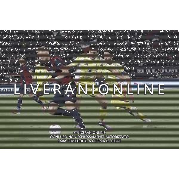 Jens Odgaard of Bologna FC battle for the ball with Andrea Cambiaso of Juventus FC during Bologna BFC vs Juventus F, 35° Serie A Enilive 2024-25 game at Renato Dall\'Ara stadium in Bologna (BO), Italy, on May 04, 2025. (Photo by Davide Casentini) ag aldo liverani sas