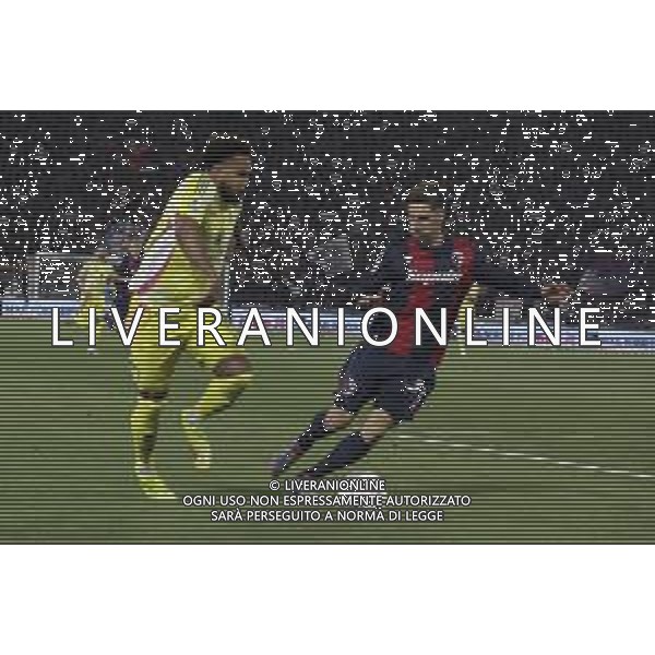 Weston Mckennie of Juventus FC battle for the ball with Juan Miranda of Bologna FC during Bologna BFC vs Juventus F, 35° Serie A Enilive 2024-25 game at Renato Dall\'Ara stadium in Bologna (BO), Italy, on May 04, 2025. (Photo by Davide Casentini) ag aldo liverani sas