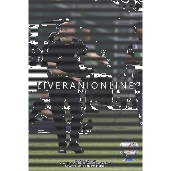 Vincenzo Italiano Head Coach of Bologna FC gestures during Bologna BFC vs Juventus F, 35° Serie A Enilive 2024-25 game at Renato Dall\'Ara stadium in Bologna (BO), Italy, on May 04, 2025. (Photo by Davide Casentini) AG ALDO LIVERANI SAS
