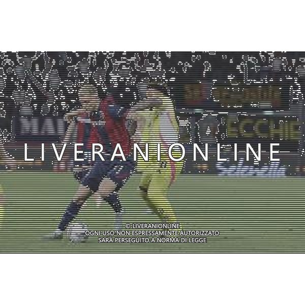 Jens Odgaard of Bologna FC battle for the ball with Weston Mckennie of Juventus FC during Bologna BFC vs Juventus F, 35° Serie A Enilive 2024-25 game at Renato Dall\'Ara stadium in Bologna (BO), Italy, on May 04, 2025. (Photo by Davide Casentini) AG ALDO LIVERANI SAS