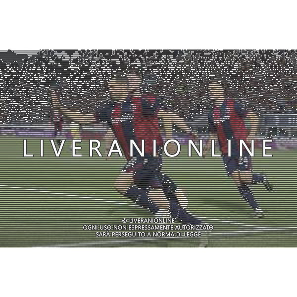 Remo Freuler of Bologna FC celebrates after scoring during Bologna BFC vs Juventus F, 35° Serie A Enilive 2024-25 game at Renato Dall\'Ara stadium in Bologna (BO), Italy, on May 04, 2025. (Photo by Davide Casentini) AG ALDO LIVERANI SAS