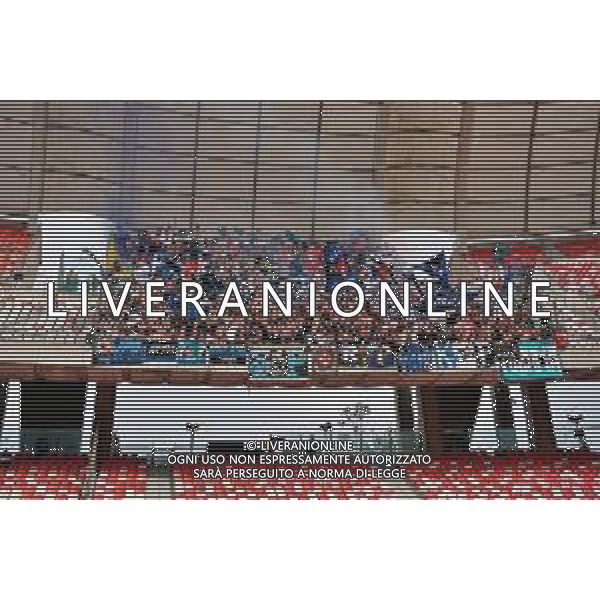 TVEM May 04, 2025 Bari, Italy - SSC Bari vs Pisa Sporting Club - Italian soccer serie B 2024/25 - San Nicola Stadium. In the pic: Supporters of Pisa ©TVEM Emmanuele Mastrodonato - AGENZIA ALDO LIVERANI SAS