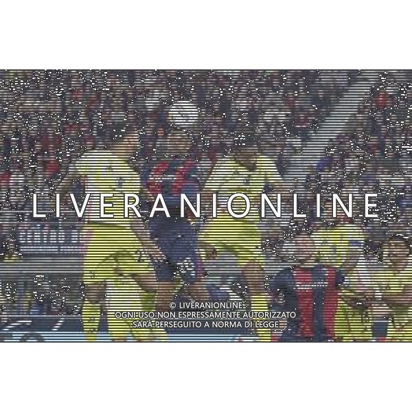 Jhon Lucumi of Bologna FC battle for the ball during Bologna BFC vs Juventus F, 35° Serie A Enilive 2024-25 game at Renato Dall\'Ara stadium in Bologna (BO), Italy, on May 04, 2025. (Photo by Davide Casentini)- AGENZIA ALDO LIVERANI SAS