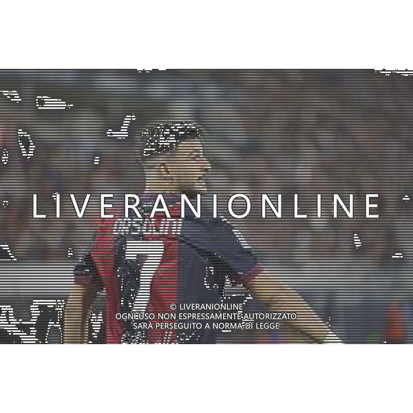 Riccardo Orsolini of Bologna FC. expresses disappointment during Bologna BFC vs Juventus F, 35° Serie A Enilive 2024-25 game at Renato Dall\'Ara stadium in Bologna (BO), Italy, on May 04, 2025. (Photo by Davide Casentini)- AGENZIA ALDO LIVERANI SAS