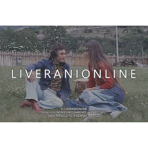 DIAP-RETROSPETTIVA ROMINA POWWR E ALBANO CARRISI CANTANTI NELLA FOTO ROMINA POWER E ALBANO CARRISI A SAINT VINCENT NELL\'ANNO 1971 AG ALDO LIVERANI SAS 