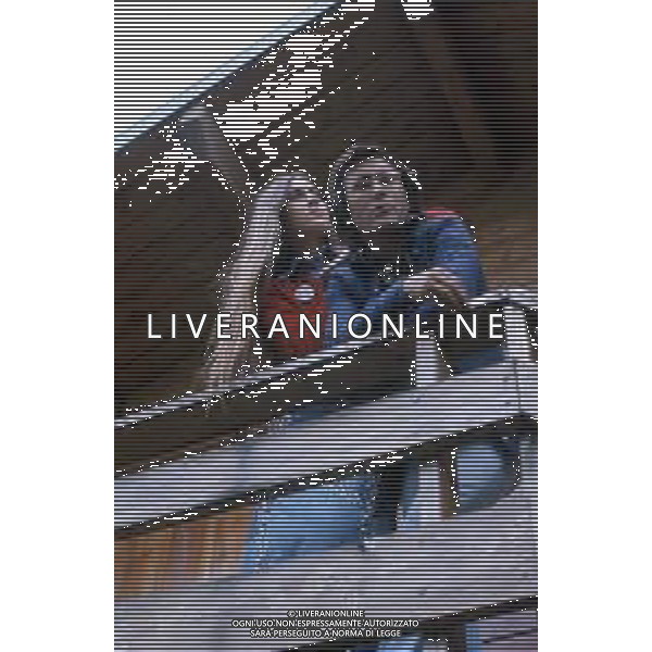 DIAP-RETROSPETTIVA ROMINA POWWR E ALBANO CARRISI CANTANTI NELLA FOTO ROMINA POWER E ALBANO CARRISI A SAINT VINCENT NELL\'ANNO 1971 AG ALDO LIVERANI SAS 
