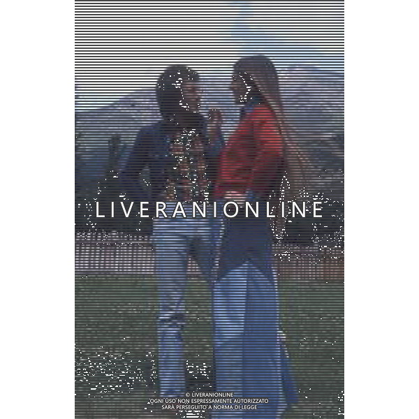 DIAP-RETROSPETTIVA ROMINA POWWR E ALBANO CARRISI CANTANTI NELLA FOTO ROMINA POWER E ALBANO CARRISI A SAINT VINCENT NELL\'ANNO 1971 AG ALDO LIVERANI SAS 