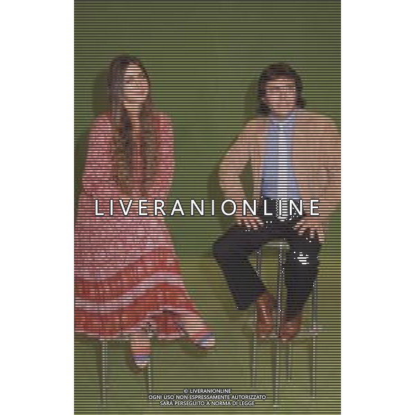 DIAP-RETROSPETTIVA ROMINA POWWR E ALBANO CARRISI CANTANTI NELLA FOTO ROMINA POWER E ALBANO CARRISI A ROMA NELL\'ANNO 1979 FOTO EDGARDO DELLA SCORCIOSA-AG ALDO LIVERANI SAS
