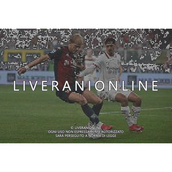 Genoa vs Milan nella foto Morten Thorsby (Genoa) e Tijjani Reijnders (Milan) Genova 05-05-2025 Stadio Luigi Ferraris - Marassi Campionato Serie A Enilive - 35a giornata foto Roberto Garavaglia/Agenzia Aldo Liverani sas - AGENZIA ALDO LIVERANI SAS