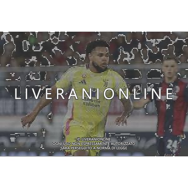 Weston Mckennie of Juventus FC play the ball during Bologna BFC vs Juventus F, 35° Serie A Enilive 2024-25 game at Renato Dall\'Ara stadium in Bologna (BO), Italy, on May 04, 2025. (Photo by Davide Casentini)- AGENZIA ALDO LIVERANI SAS