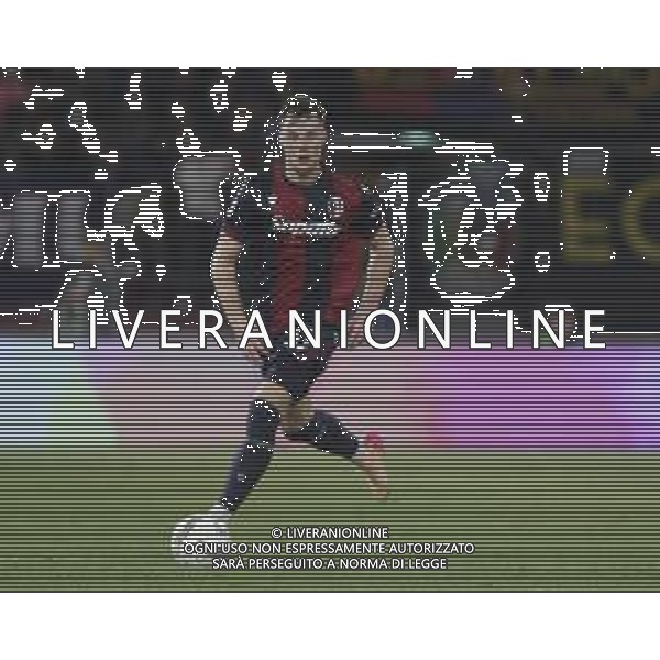 Sam Beukema of Bologna FC play the ball during Bologna BFC vs Juventus F, 35° Serie A Enilive 2024-25 game at Renato Dall\'Ara stadium in Bologna (BO), Italy, on May 04, 2025. (Photo by Davide Casentini)- AGENZIA ALDO LIVERANI SAS
