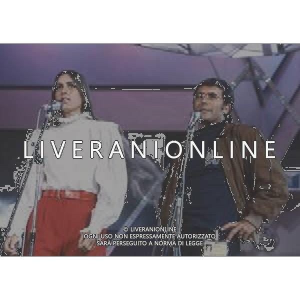 DIAP-RETROSPETTIVA ROMINA POWER E ALBANO CARRISI CANTANTI NELLA FOTO ROMINA POWER CON ALBANO CARRISI AL FESTIVAL DI SANREMO NELL\'ANNO 1982 FOTO ENRICO LIVERANI-AG ALDO LIVERANI SAS 