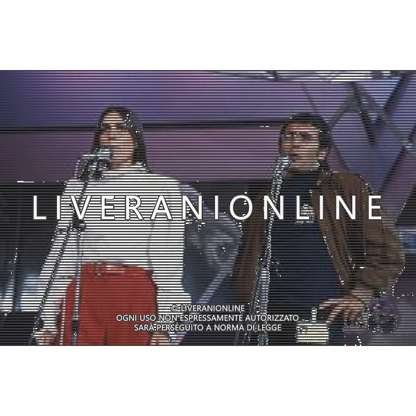 DIAP-RETROSPETTIVA ROMINA POWER E ALBANO CARRISI CANTANTI NELLA FOTO ROMINA POWER CON ALBANO CARRISI AL FESTIVAL DI SANREMO NELL\'ANNO 1982 FOTO ENRICO LIVERANI-AG ALDO LIVERANI SAS 