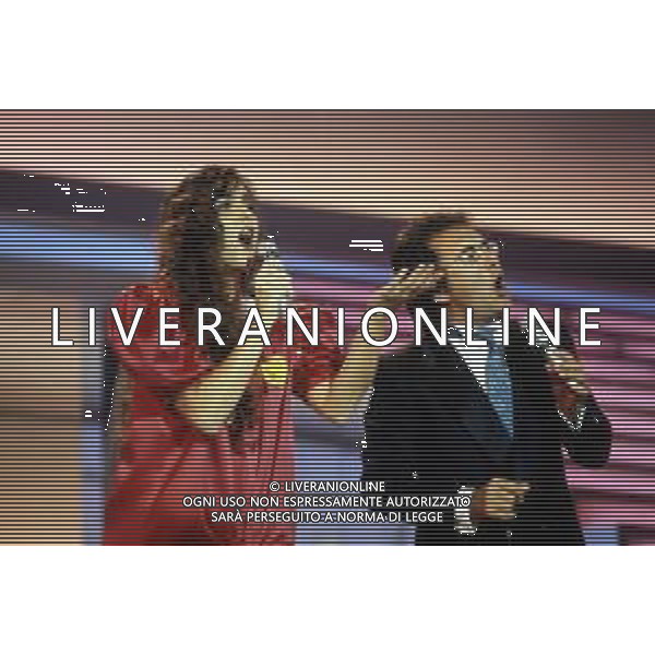 DIAP-RETROSPETTIVA ALBANO CARRISI E ROMINA POWER CANTANTI NELLA FOTO ROMINA POWER AL FESTIVAL DI SANREMO NEL 1987 © ARCHIVIO / AGENZIA ALDO LIVERANI SAS
