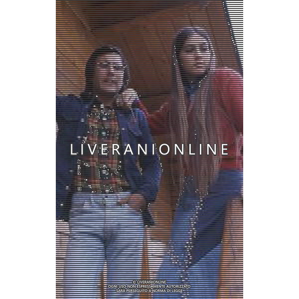 DIAP-RETROSPETTIVA ROMINA POWWR E ALBANO CARRISI CANTANTI NELLA FOTO ROMINA POWER E ALBANO CARRISI A SAINT VINCENT NELL\'ANNO 1971 AG ALDO LIVERANI SAS