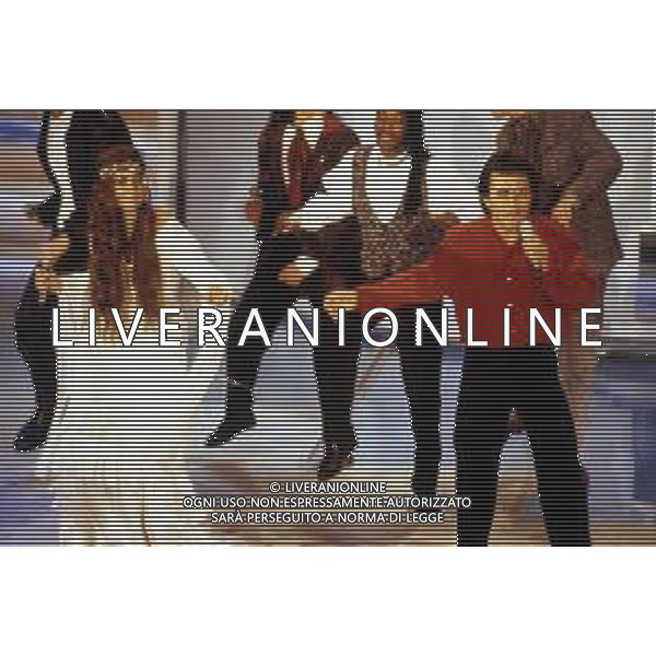 DIAP-RETROSPETTIVA ALBANOCARRISI E ROMINA POWER CANTANTI NELLA FOTO ALBANO CARRISI E ROMINA POWER A SANREMO NELL\'ANNO 1989 AG ALDO LIVERANI SAS