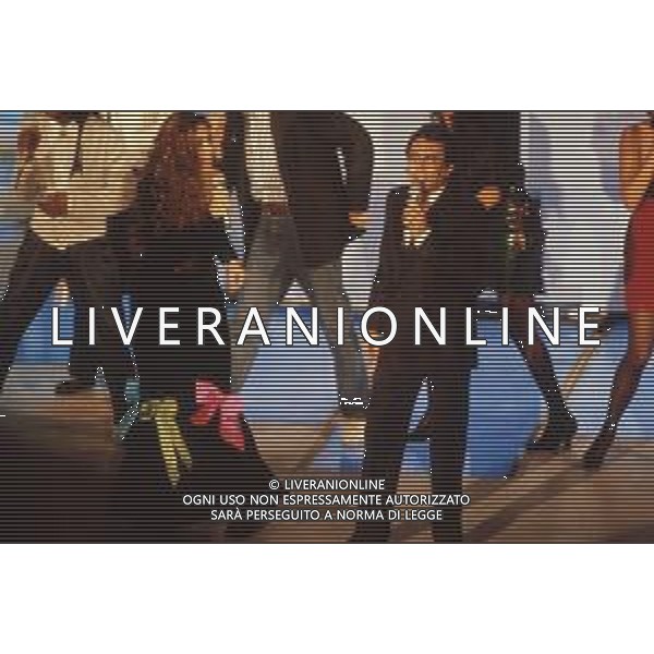 DIAP-RETROSPETTIVA ALBANOCARRISI E ROMINA POWER CANTANTI NELLA FOTO ALBANO CARRISI E ROMINA POWER A SANREMO NELL\'ANNO 1989 AG ALDO LIVERANI SAS