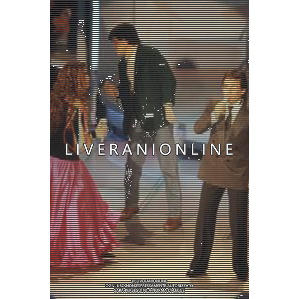 DIAP-RETROSPETTIVA ALBANOCARRISI E ROMINA POWER CANTANTI NELLA FOTO ALBANO CARRISI E ROMINA POWER A SANREMO NELL\'ANNO 1989 AG ALDO LIVERANI SAS
