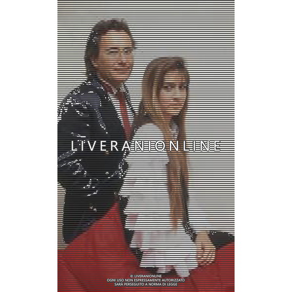 DIAP-RETROSPETTIVA ALBANO CARRISI E ROMINA POWER CANTANTI NELLA FOTO ALBANO CARRISI E ROMINA POWER A MILANO NELL\'ANNO 1991 AG ALDO LIVERANI SAS