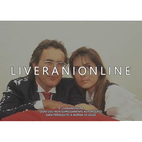 DIAP-RETROSPETTIVA ALBANO CARRISI E ROMINA POWER CANTANTI NELLA FOTO ALBANO CARRISI E ROMINA POWER A MILANO NELL\'ANNO 1991 AG ALDO LIVERANI SAS