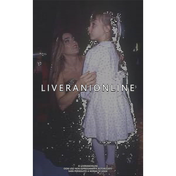 DIAP-RETROSPETTIVA ROMINA POWER CANTANTE NELLA FOTO ROMINA POWER CON LA FIGLIA CRISTEL A ROMA NELL\'ANNO 1991 FOTO EDGARDO DELLA SCORCIOSA-AG ALDO LIVERANI SAS