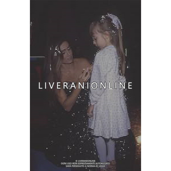 DIAP-RETROSPETTIVA ROMINA POWER CANTANTE NELLA FOTO ROMINA POWER CON LA FIGLIA CRISTEL A ROMA NELL\'ANNO 1991 FOTO EDGARDO DELLA SCORCIOSA-AG ALDO LIVERANI SAS