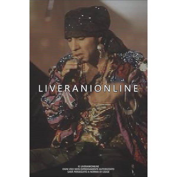 DIA- RETROSPETTIVA LITTLE STEVEN (Steven Van Zandt, nato Steven Lento) CANTANTE MUSICISTA NELLA FOTO LITTLE STEVEN AL FESTIVAL DELLA CANZONE ITALIANA DI SANREMO NELL’ANNO 1989 AGENZIA ALDO LIVERANI SAS