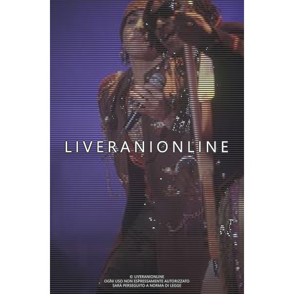 DIA- RETROSPETTIVA LITTLE STEVEN (Steven Van Zandt, nato Steven Lento) CANTANTE MUSICISTA NELLA FOTO LITTLE STEVEN AL FESTIVAL DELLA CANZONE ITALIANA DI SANREMO NELL’ANNO 1989 AGENZIA ALDO LIVERANI SAS