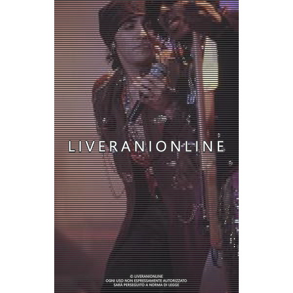 DIA- RETROSPETTIVA LITTLE STEVEN (Steven Van Zandt, nato Steven Lento) CANTANTE MUSICISTA NELLA FOTO LITTLE STEVEN AL FESTIVAL DELLA CANZONE ITALIANA DI SANREMO NELL’ANNO 1989 AGENZIA ALDO LIVERANI SAS