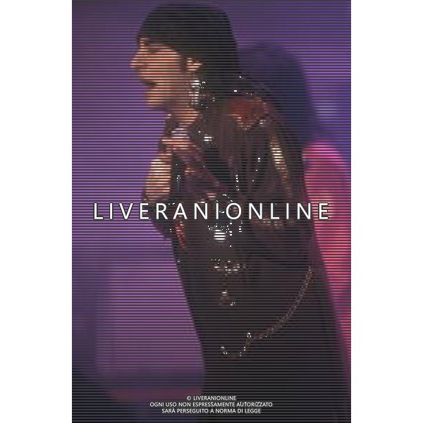DIA- RETROSPETTIVA LITTLE STEVEN (Steven Van Zandt, nato Steven Lento) CANTANTE MUSICISTA NELLA FOTO LITTLE STEVEN AL FESTIVAL DELLA CANZONE ITALIANA DI SANREMO NELL’ANNO 1989 AGENZIA ALDO LIVERANI SAS