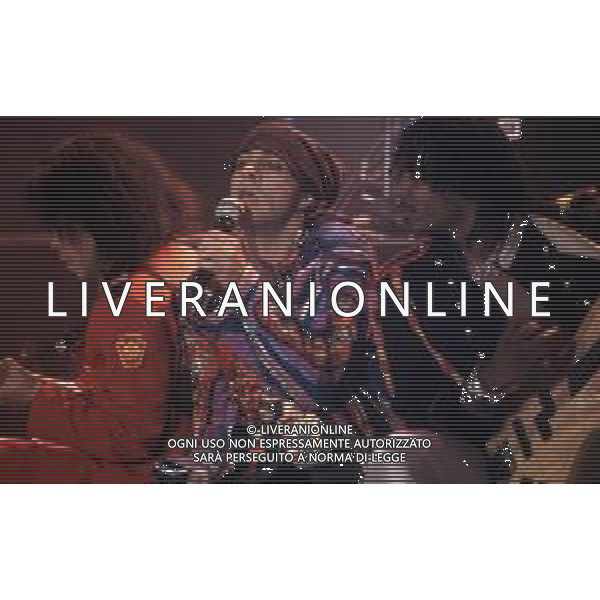 DIA- RETROSPETTIVA LITTLE STEVEN (Steven Van Zandt, nato Steven Lento) CANTANTE MUSICISTA NELLA FOTO LITTLE STEVEN AL FESTIVAL DELLA CANZONE ITALIANA DI SANREMO NELL’ANNO 1989 AGENZIA ALDO LIVERANI SAS