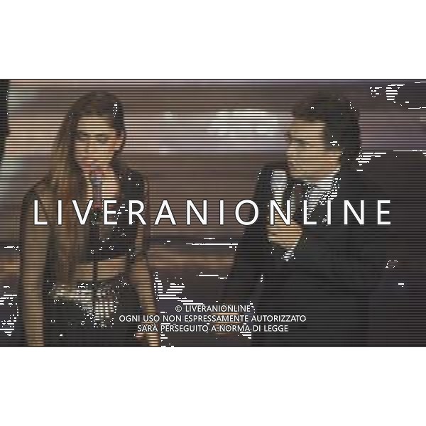 DIAP-RETROSPETTIVA ALBANO CARRISI E ROMINA POWER CANTANTI NELLA FOTO ALBANO CARRISI E ROMINA POWER AL FESTIVAL DI SANREMO NELL\'ANNO 1991 AG ALDO LIVERANI SAS