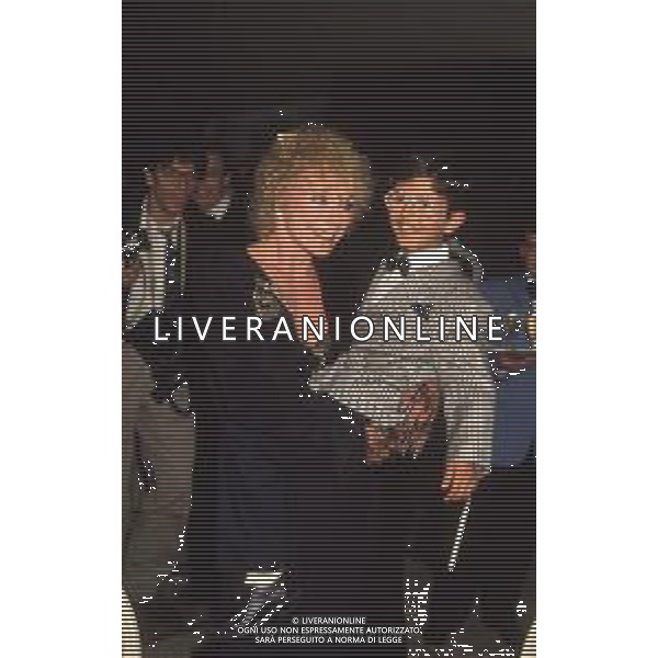 DIAP-RETROSPETTIVA SALVATORE CASCIO ATTORE NELLA FOTO SALVATORE CASCIO CON ELKE SOMMER A CAMPIONE D\'ITALIA NELL\'ANNO 1990 AG ALDO LIVERANI SAS