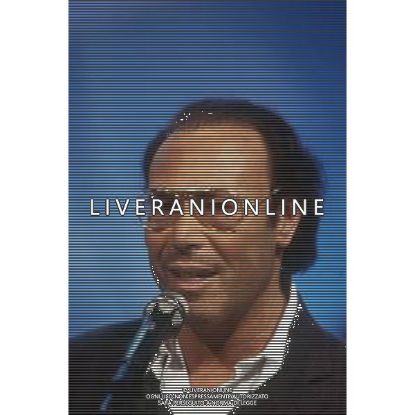 DIAP-RETROSPETTIVA ANTONELLO VENDITTI CANTANTE NELLA FOTO ANTONELLO VENDITTI AG ALDO LIVERANI SAS
