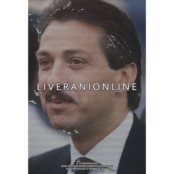 DIA- RETROSPETTIVA PAOLO BERLUSCONI IMPRENDITORE NELLA FOTO PAOLO BERLUSCONI AL RADUNO DEL MILAN CALCIO ALL’ARENA CIVICA DI MILANO IL 18 LUGLIO 1986 AGENZIA ALDO LIVERANI SAS