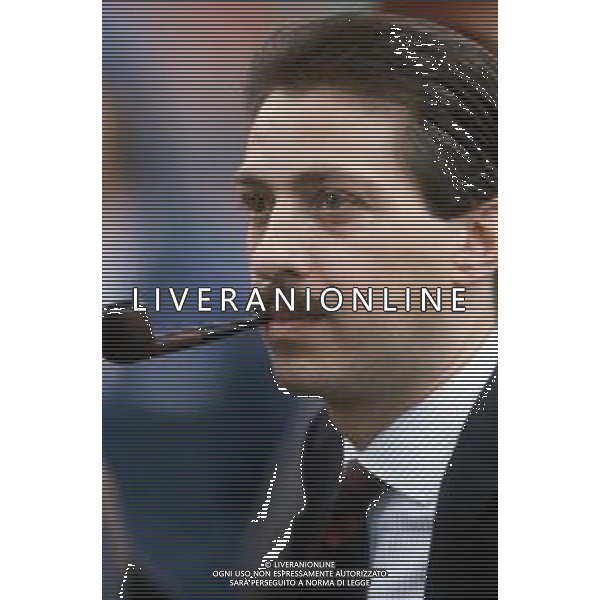 DIA- RETROSPETTIVA PAOLO BERLUSCONI IMPRENDITORE NELLA FOTO PAOLO BERLUSCONI AL RADUNO DEL MILAN CALCIO ALL’ARENA CIVICA DI MILANO IL 18 LUGLIO 1986 AGENZIA ALDO LIVERANI SAS