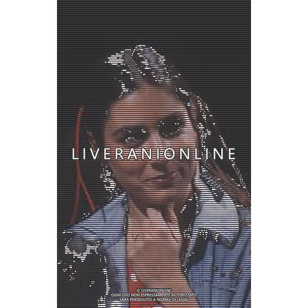 DIAP-RETROSPETTIVA ROMINA POWER CANTANTE NELLA FOTO ROMINA POWER NELLA TRASMISSIONE TELEVISIVA “FANTASTICO“ AG ALDO LIVERANI SAS