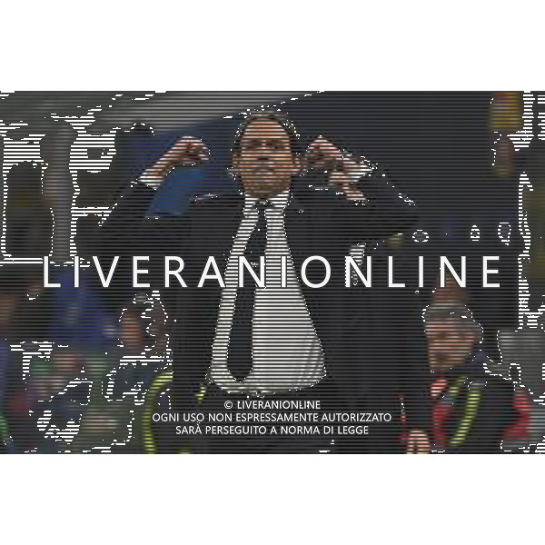 Inter vs Barcellona nella foto Simone Inzaghi allenatore Inter Milano 06-05-2025 Stadio Giuseppe Meazza - San Siro UEFA Champions League - semifinali gara di ritorno foto Roberto Garavaglia/Agenzia Aldo Liverani sas