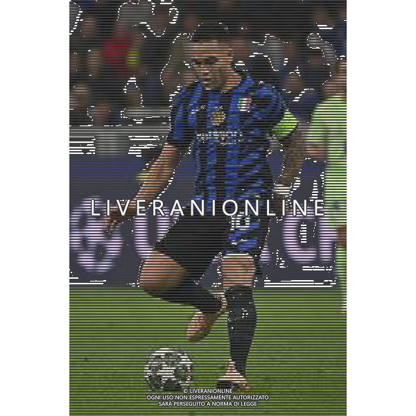 Inter vs Barcellona nella foto Lautaro Martinez (Inter) Milano 06-05-2025 Stadio Giuseppe Meazza - San Siro UEFA Champions League - semifinali gara di ritorno foto Roberto Garavaglia/Agenzia Aldo Liverani sas
