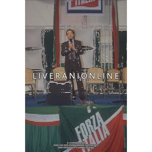 DIA- RETROSPETTIVA PAOLO BERLUSCONI IMPRENDITORE E DIRIGENTE SPORTIVO NELLA FOTO PAOLO BERLUSCONI AL CLUB FORZA ITALIA AGENZIA ALDO LIVERANI SAS