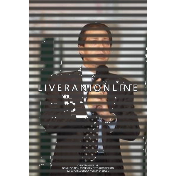 DIA- RETROSPETTIVA PAOLO BERLUSCONI IMPRENDITORE E DIRIGENTE SPORTIVO NELLA FOTO PAOLO BERLUSCONI AL CLUB FORZA ITALIA AGENZIA ALDO LIVERANI SAS