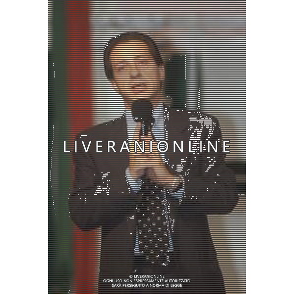 DIA- RETROSPETTIVA PAOLO BERLUSCONI IMPRENDITORE E DIRIGENTE SPORTIVO NELLA FOTO PAOLO BERLUSCONI AL CLUB FORZA ITALIA AGENZIA ALDO LIVERANI SAS